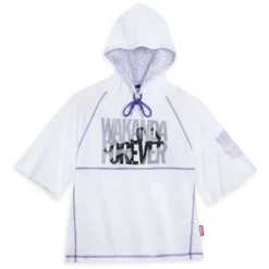 Disney Black Panther Short Sleeve Pullover Hoodie For Women