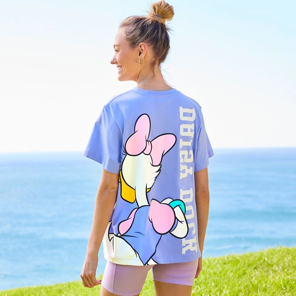 Daisy Duck Back to Front T-Shirt for Women Disney Daisy Duck Back To Front T-Shirt For Women -Clothing Shop 5106106030188 2