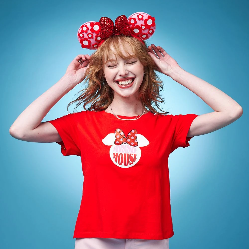 Minnie Mouse Icon Fashion T-Shirt for Women Disney Minnie Mouse Icon Fashion T-Shirt For Women -Clothing Shop 5106106030223 1