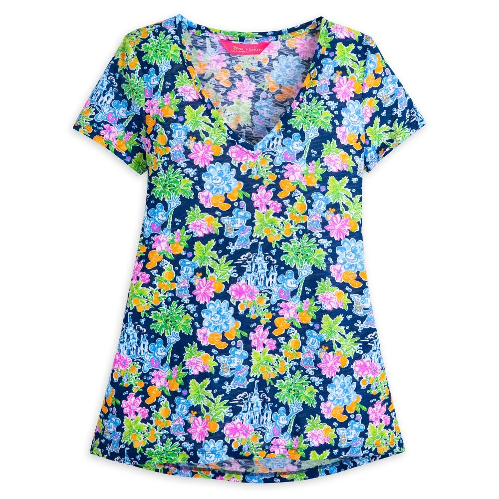 Mickey and Minnie Mouse Etta V-Neck T-Shirt for Women by Lilly Pulitzer – Disney Parks Mickey And Minnie Mouse Etta V-Neck T-Shirt For Women By Lilly Pulitzer – Disney Parks -Clothing Shop 5106107140088