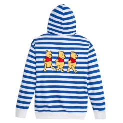 Disney Winnie The Pooh Striped Pullover Hoodie For Adults -Clothing Shop 5201059750216 2