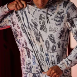 Disney Star Wars Droids Performance Pullover Hoodie For Adults By RSVLTS -Clothing Shop 5202106430333 4