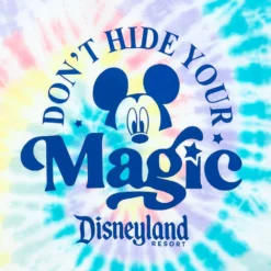 Mickey Mouse ''Don't Hide Your Magic'' Tie-Dye T-Shirt For Adults – Disneyland -Clothing Shop 5205048020183 2