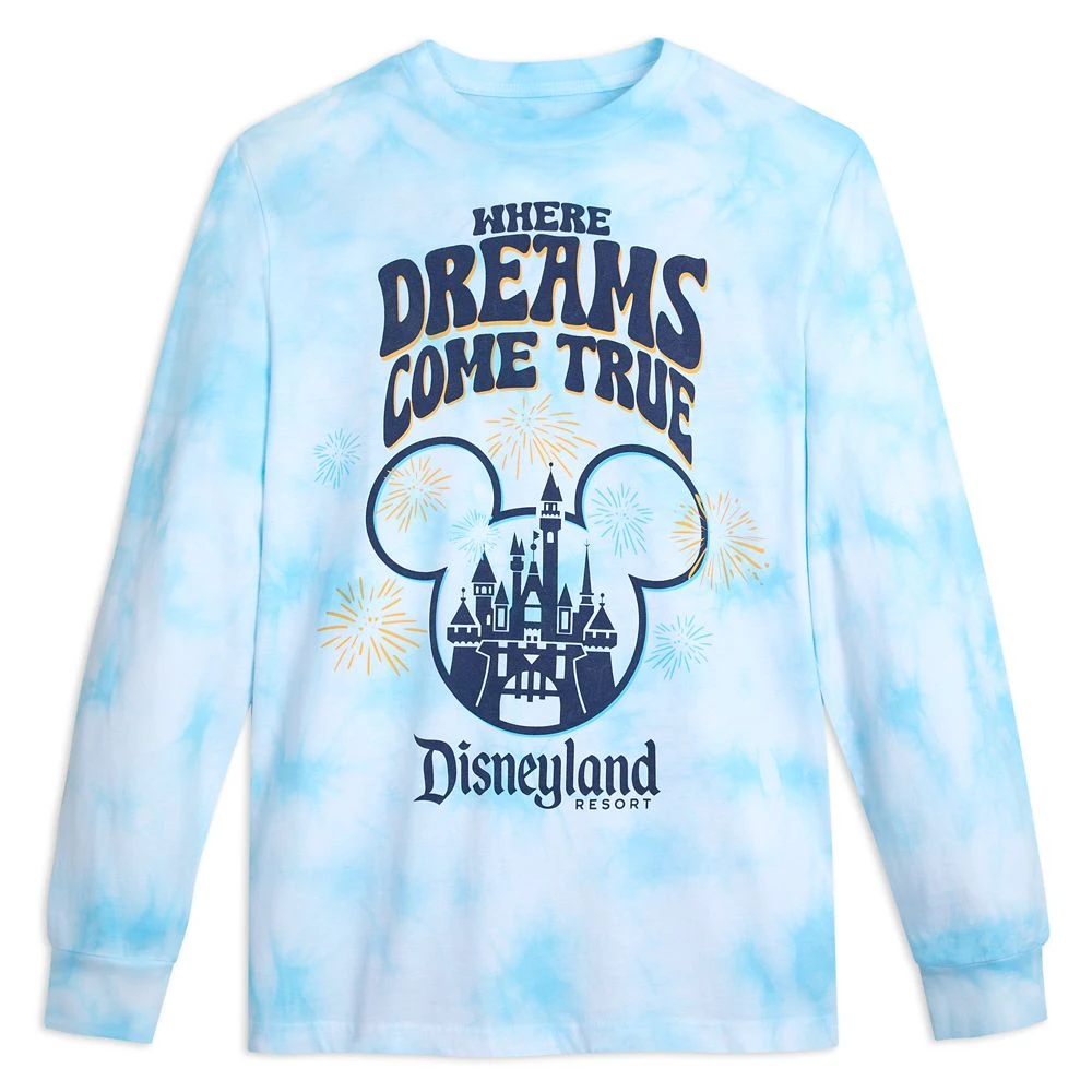 Mickey Mouse Icon and Sleeping Beauty Castle Long Sleeve Tie-Dye T-Shirt for Adults – Disneyland Mickey Mouse Icon And Sleeping Beauty Castle Long Sleeve Tie-Dye T-Shirt For Adults – Disneyland -Clothing Shop 5205048020223