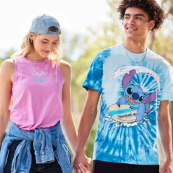 Stitch Tie-Dye T-Shirt For Adults – Disneyland -Clothing Shop 5205048020224 4