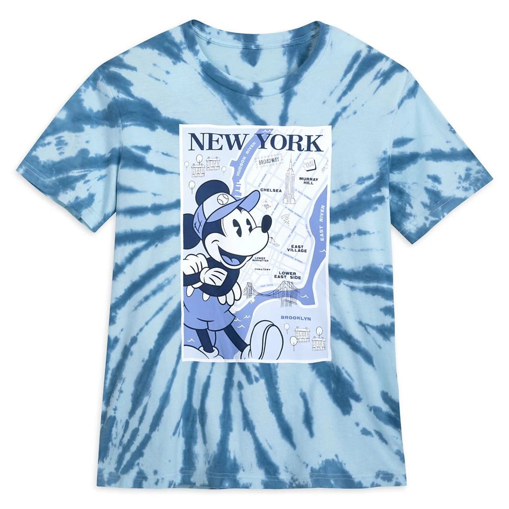 Mickey Mouse New York City Tie-Dye T-Shirt for Adults Disney Mickey Mouse New York City Tie-Dye T-Shirt For Adults -Clothing Shop 5205048028738