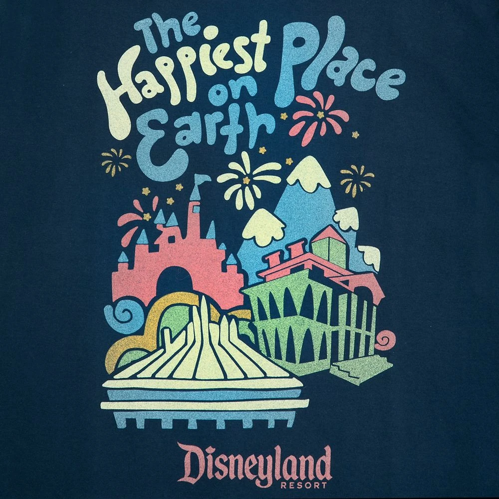 Disneyland ''The Happiest Place on Earth'' Long Sleeve T-Shirt for Adults Disneyland ''The Happiest Place On Earth'' Long Sleeve T-Shirt For Adults -Clothing Shop 5205056530187 1