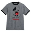 Mickey Mouse Standing Ringer T-Shirt For Adults – Disneyland