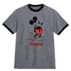 Mickey Mouse Standing Ringer T-Shirt For Adults – Disneyland