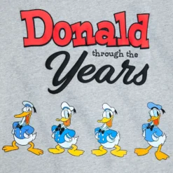 Disney Donald Duck Through The Years T-Shirt For Adults -Clothing Shop 5205057340205 2