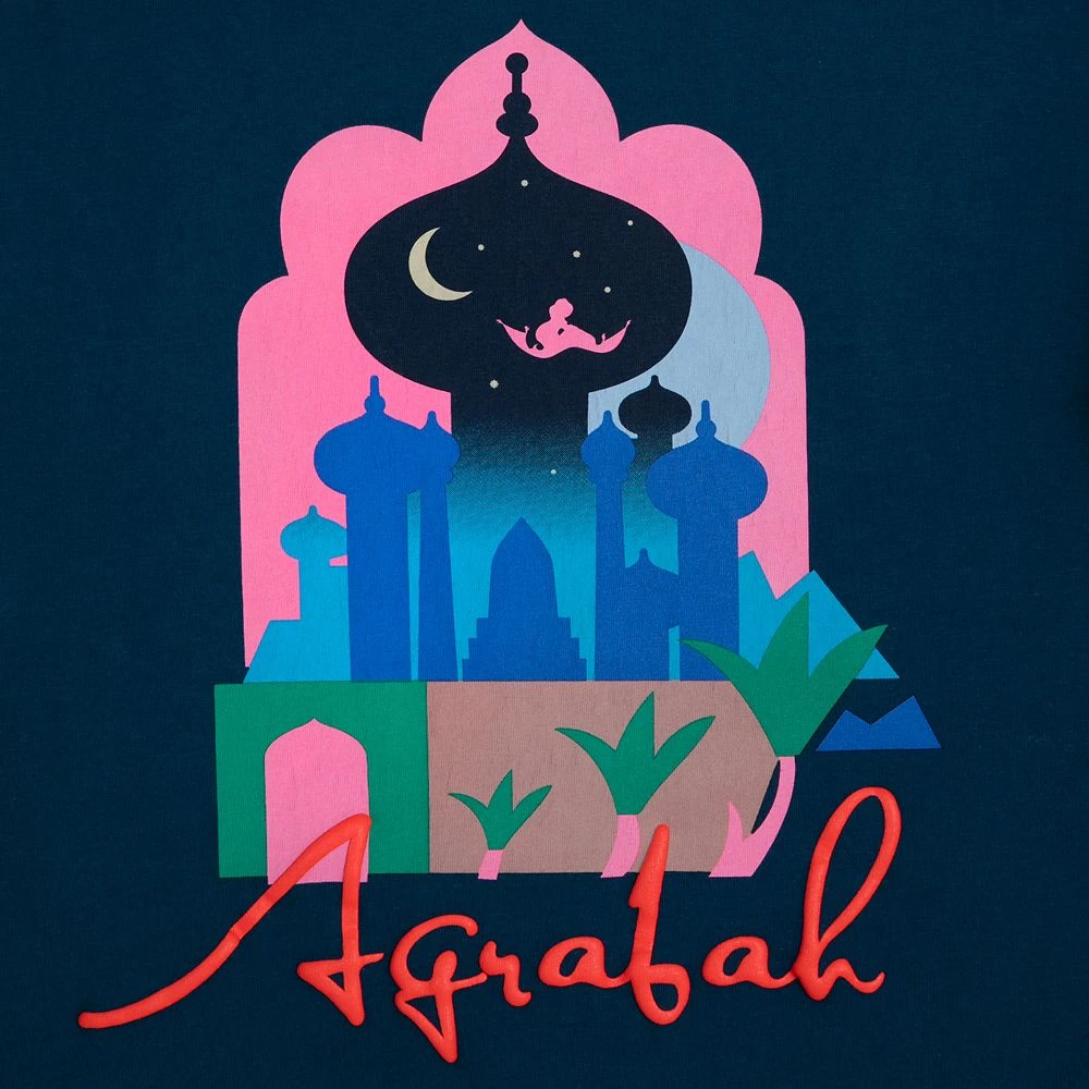 Aladdin ''Agrabah'' Fashion T-Shirt for Adults Disney Aladdin ''Agrabah'' Fashion T-Shirt For Adults -Clothing Shop 5205057530166 1