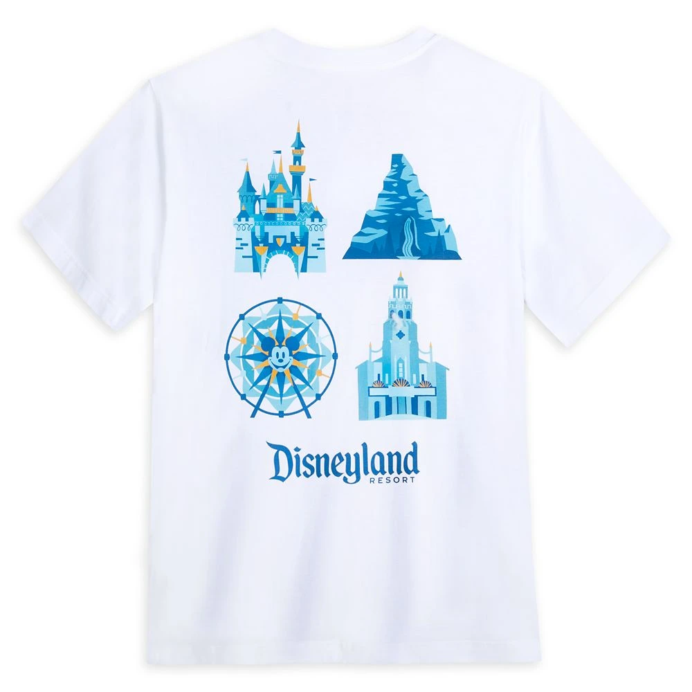 Disneyland Icons T-Shirt for Adults Disneyland Icons T-Shirt For Adults -Clothing Shop 5205059750140 1