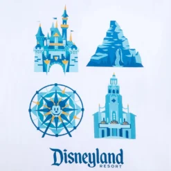 Disneyland Icons T-Shirt For Adults 3 Disneyland Icons T-Shirt For Adults -Clothing Shop 5205059750140 3