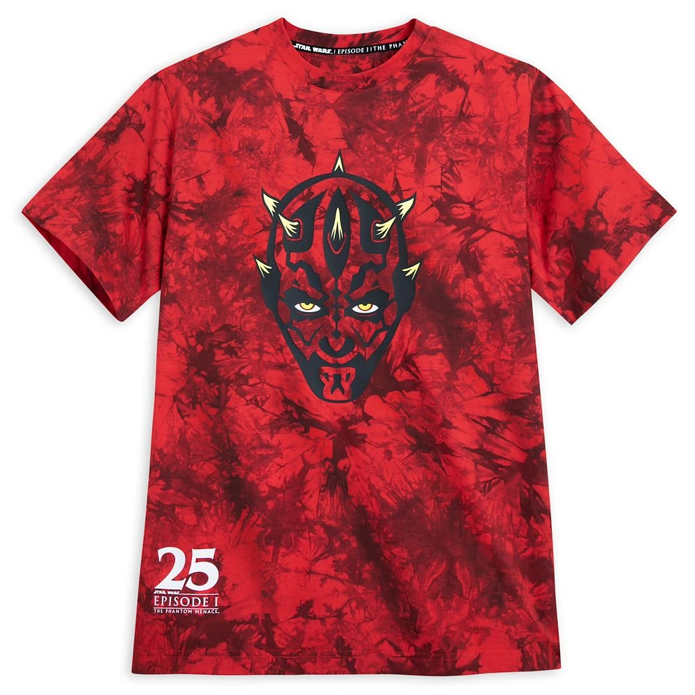 Darth Maul Tie-Dye T-Shirt for Adults – Star Wars: Episode 1 – The Phantom Menace 25th Anniversary Disney Darth Maul Tie-Dye T-Shirt For Adults – Star Wars: Episode 1 – The Phantom Menace 25th Anniversary -Clothing Shop 5205059780251