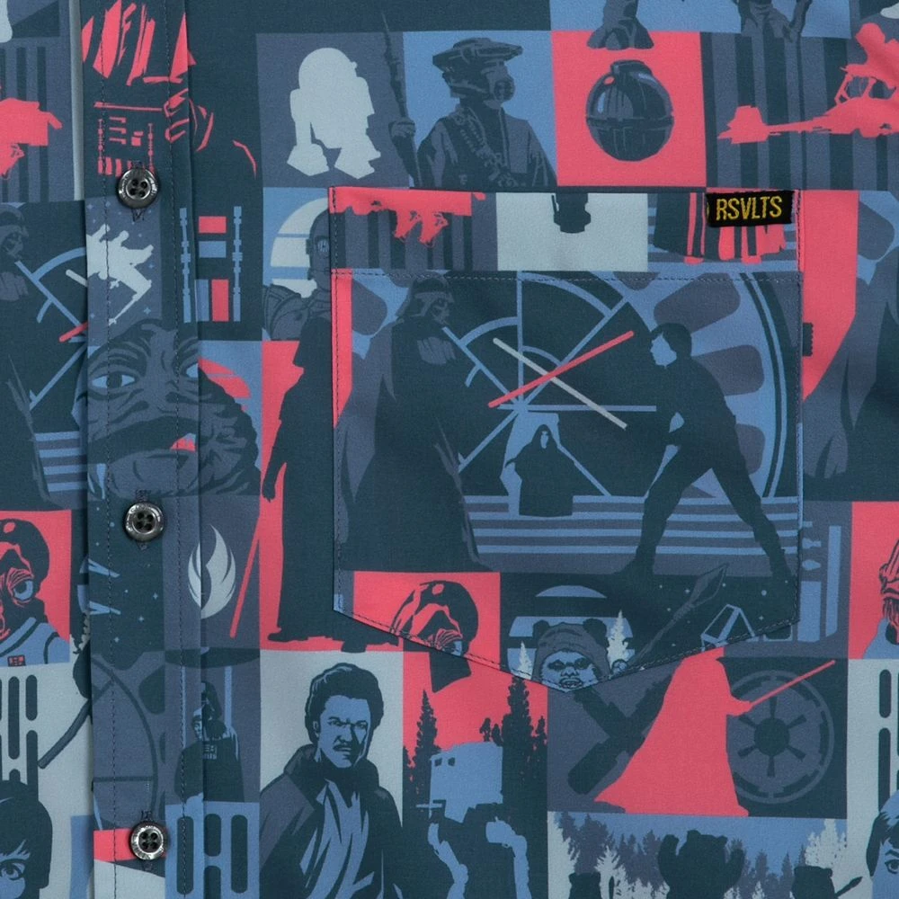 Star Wars ''Trilogy's End'' Button Down Shirt for Adults by RSVLTS Disney Star Wars ''Trilogy's End'' Button Down Shirt For Adults By RSVLTS -Clothing Shop 5205106430001 2