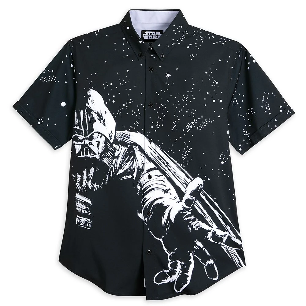 Star Wars ''Power of the Dark Side'' Button Down Shirt for Adults by RSVLTS Disney Star Wars ''Power Of The Dark Side'' Button Down Shirt For Adults By RSVLTS -Clothing Shop 5205106430329
