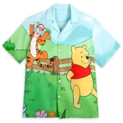 Disney Winnie The Pooh And Pals Woven Shirt For Adults