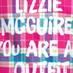 Disney Lizzie McGuire Flannel Shirt For Adults By Cakeworthy -Clothing Shop 5303058250091 5