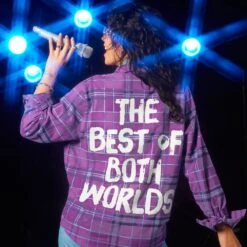 Disney Hannah Montana Flannel Shirt For Adults By Cakeworthy -Clothing Shop 5303058250116 6