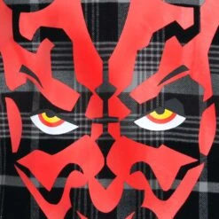 Disney Darth Maul Flannel Shirt For Adults By Cakeworthy – Star Wars: Episode 1 – The Phantom Menace -Clothing Shop 5303058250119 5