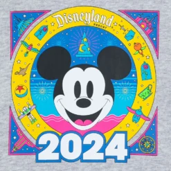 Mickey Mouse Zip Hoodie For Kids – Disneyland 2024 -Clothing Shop 5402057390014 3