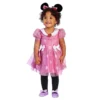 Disney Minnie Mouse Bodysuit Costume For Baby – Pink