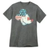 Disney Mickey Mouse Americana Flag T-Shirt For Adults
