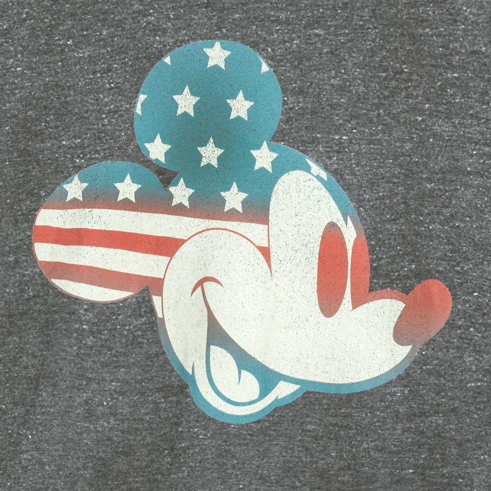 Mickey Mouse Americana Flag T-Shirt for Adults Disney Mickey Mouse Americana Flag T-Shirt For Adults -Clothing Shop 6720107063644 2