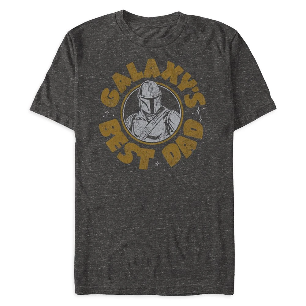 The Mandalorian ''Galaxy's Best Dad'' Heathered T-Shirt for Men – Star Wars: The Mandalorian Disney The Mandalorian ''Galaxy's Best Dad'' Heathered T-Shirt For Men – Star Wars: The Mandalorian -Clothing Shop 7002107060120