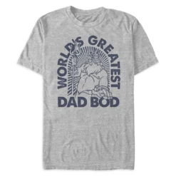 Disney King Triton ''World's Greatest Dad Bod'' Heathered T-Shirt For Men – The Little Mermaid