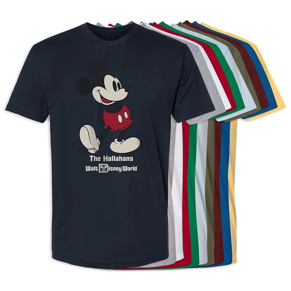 Adults' Walt Disney World Standing Mickey Mouse T-Shirt – Customized Adults' Walt Disney World Standing Mickey Mouse T-Shirt – Customized -Clothing Shop 7405055825926