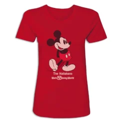 Women's Walt Disney World Standing Mickey Mouse T-Shirt – Customized -Clothing Shop 7405055825930 4