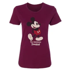 Women's Disneyland Standing Mickey Mouse T-Shirt – Customized -Clothing Shop 7807055820349 7
