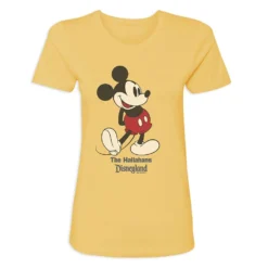 Women's Disneyland Standing Mickey Mouse T-Shirt – Customized -Clothing Shop 7807055820349 8