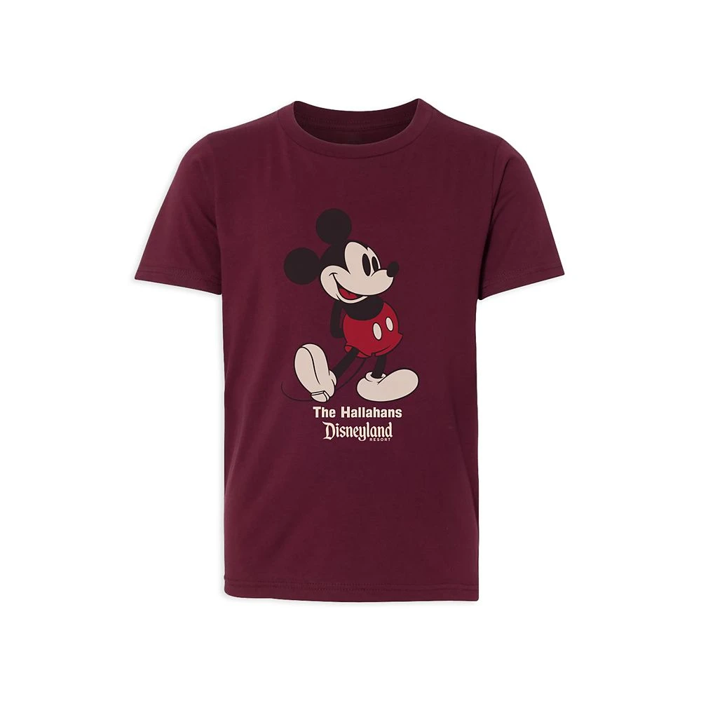 Kids' Disneyland Standing Mickey Mouse T-Shirt – Customized Kids' Disneyland Standing Mickey Mouse T-Shirt – Customized -Clothing Shop 7807055820359 7