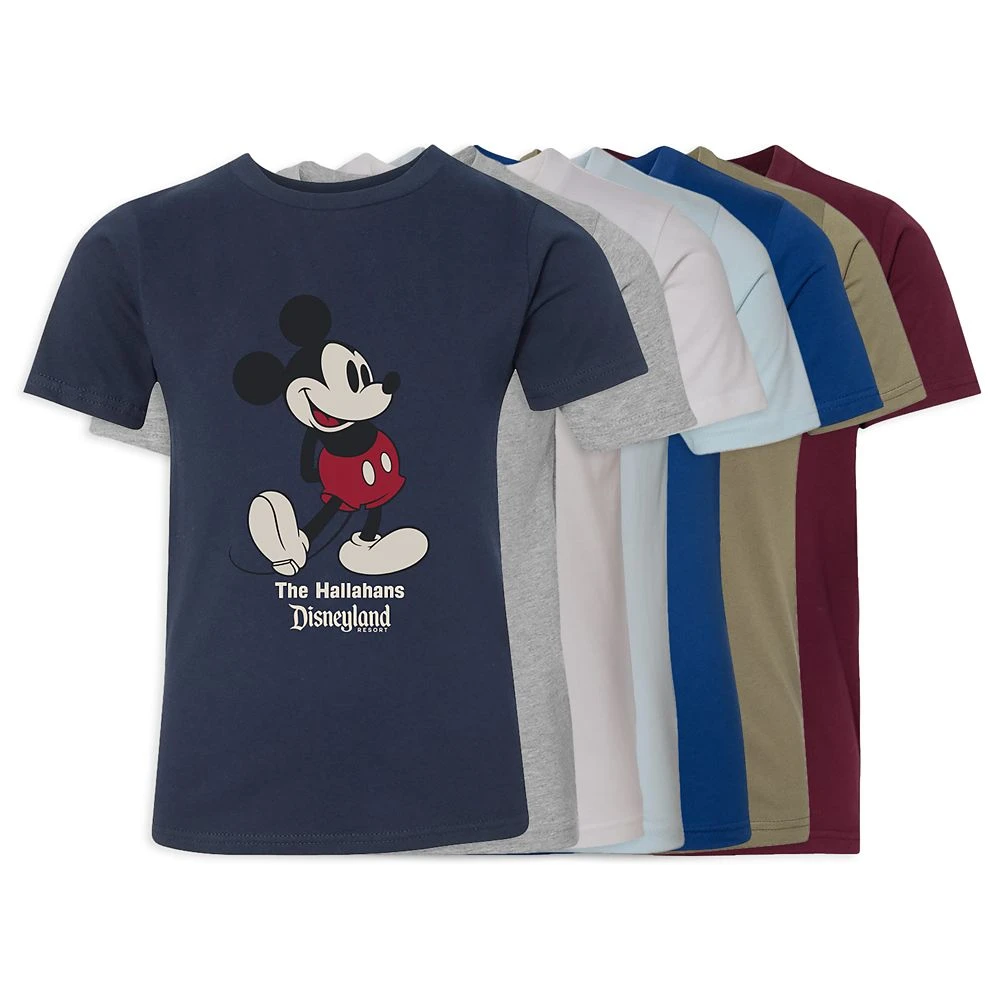Kids' Disneyland Standing Mickey Mouse T-Shirt – Customized Kids' Disneyland Standing Mickey Mouse T-Shirt – Customized -Clothing Shop 7807055820359