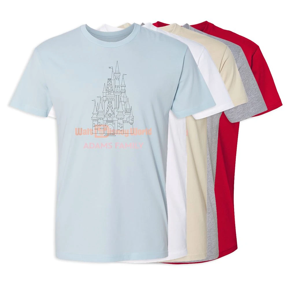 Adults' Cinderella Castle Walt Disney World T-Shirt – Customized Adults' Cinderella Castle Walt Disney World T-Shirt – Customized -Clothing Shop 7807055820417