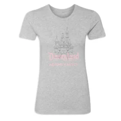 Women's Sleeping Beauty Castle Disneyland T-Shirt – Customized -Clothing Shop 7807055820430 3