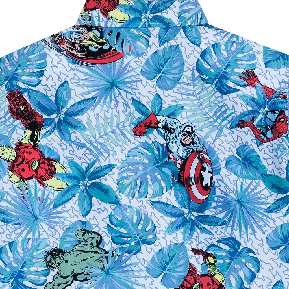 The Avengers Woven Shirt for Adults Disney The Avengers Woven Shirt For Adults -Clothing Shop 7807107060205 1