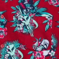 Disney Grogu And Din Djarin Woven Shirt For Adults – Star Wars: The Mandalorian -Clothing Shop 7807107060208 2