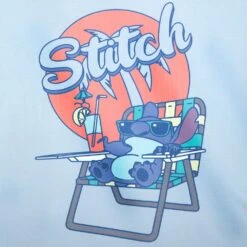 Disney Stitch Beach Chair T-Shirt For Adults – Lilo & Stitch -Clothing Shop 7807107060239 2