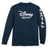 Disney Store Logo Long Sleeve T-Shirt For Adults