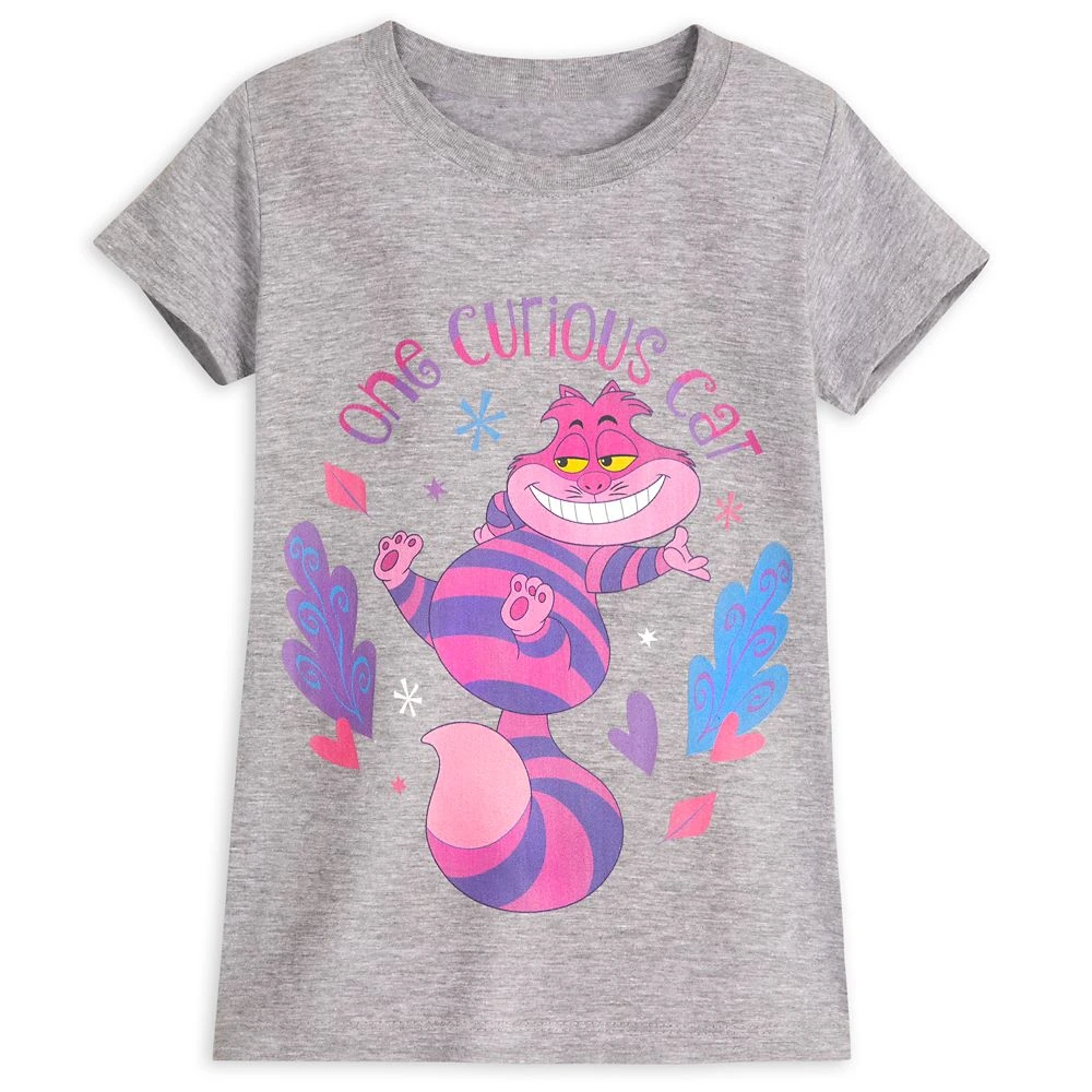 Cheshire Cat T-Shirt for Girls – Alice's Wonderland Bakery Disney Cheshire Cat T-Shirt For Girls – Alice's Wonderland Bakery -Clothing Shop 7807107060329