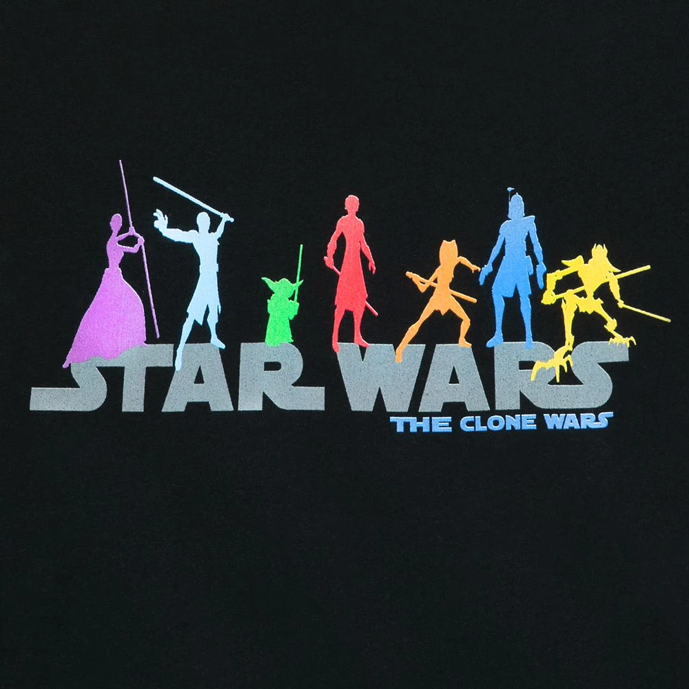 Star Wars: The Clone Wars T-Shirt for Adults – Star Wars Pride Collection Disney Star Wars: The Clone Wars T-Shirt For Adults – Star Wars Pride Collection -Clothing Shop 7807107060475 1