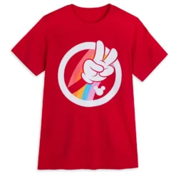 Mickey Mouse Peace Sign T-Shirt For Adults – Disney Pride Collection