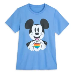 Mickey Mouse Rainbow Heart T-Shirt For Adults – Disney Pride Collection