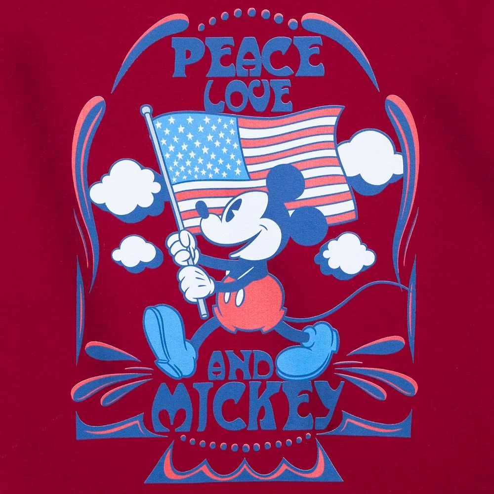 Mickey Mouse Americana T-Shirt for Adults Disney Mickey Mouse Americana T-Shirt For Adults -Clothing Shop 7807107060515 3